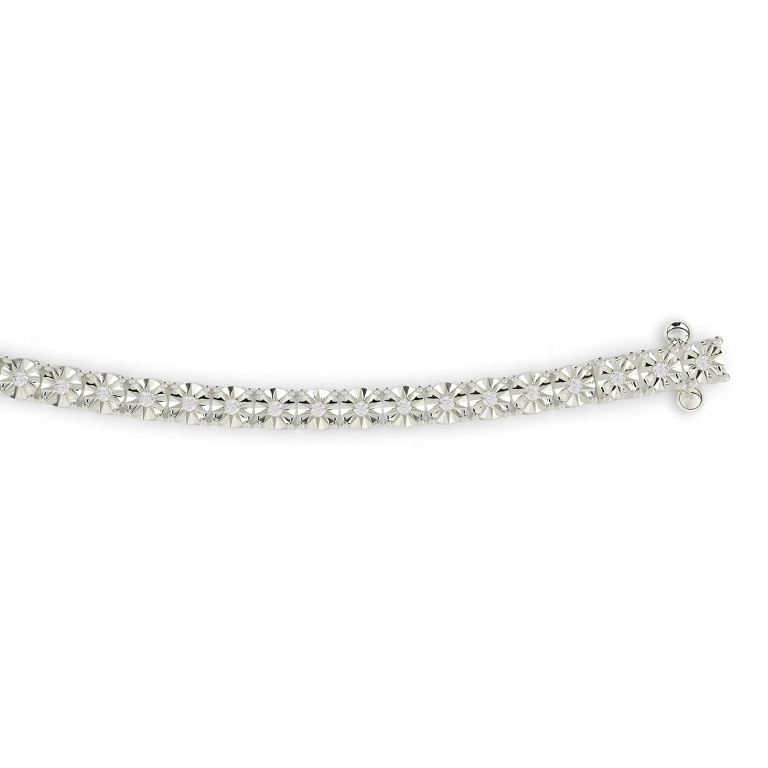 Diamond Illusion Tennis Bracelet