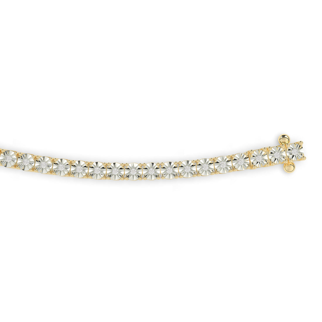 Diamond Illusion Tennis Bracelet