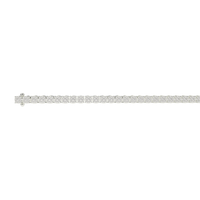 Diamond Clustered Tennis Bracelet