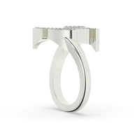 Diamond Initial Ring