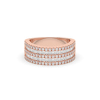 Alternating Baguette and Round Band